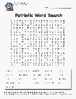 click to download patriotic word search