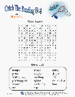 click to download reading bug word search
