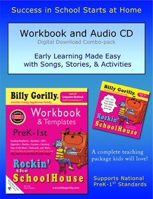 click to learn more about Billy Gorilly educational music for early learners