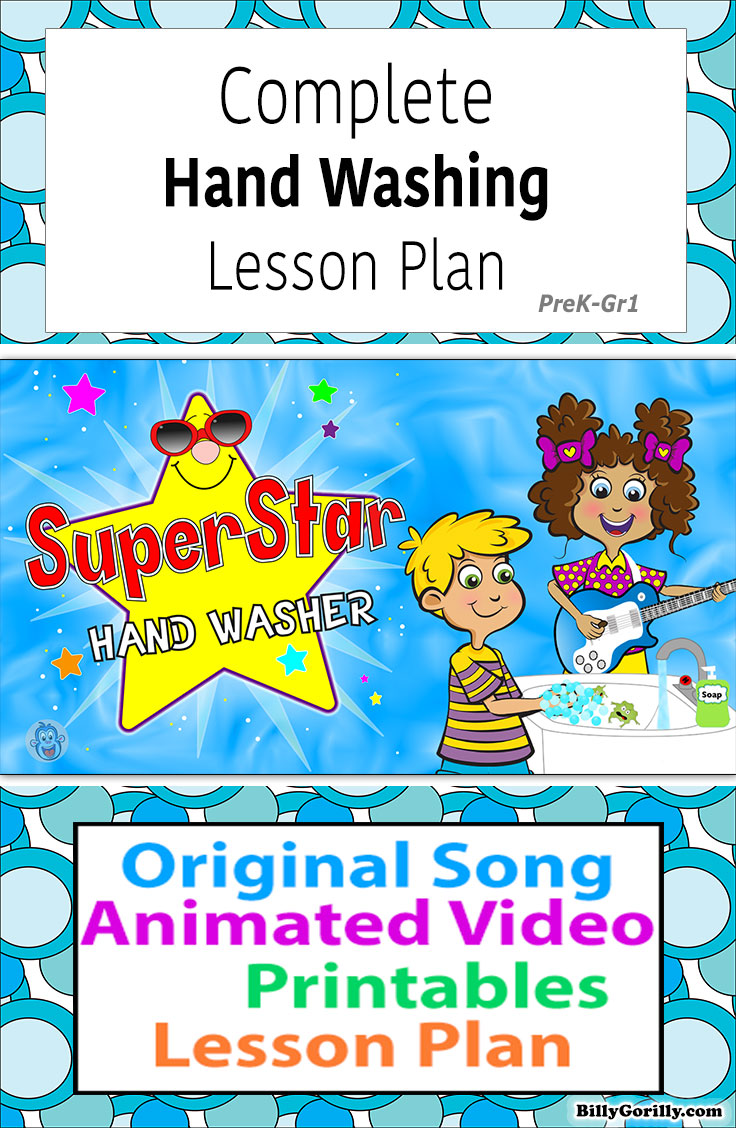 Hand Washing Lesson Plan for Kids preschool-first grade