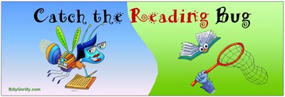 Catch The Reading Bug Bookmark