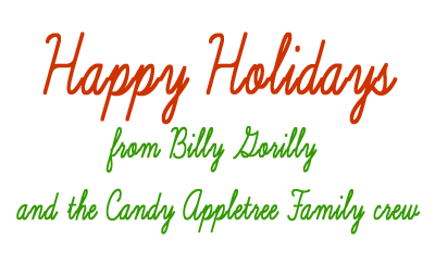 Happy Holidays from Billy Gorilly