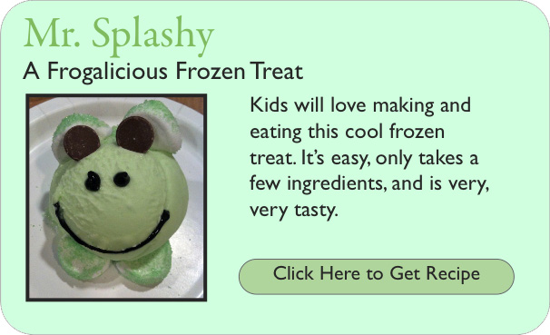 Mr Splashy - A Frogalicious Frozen Treat