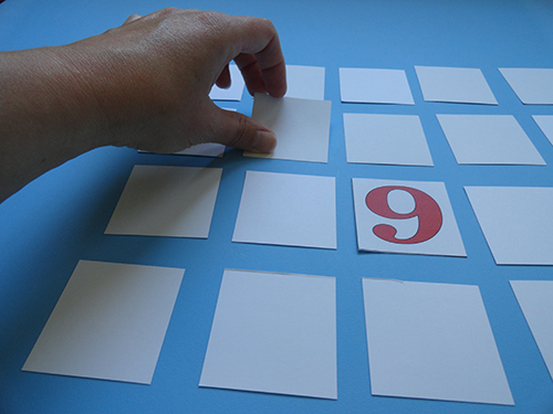 Game Pieces for Months of the Year Memory Game