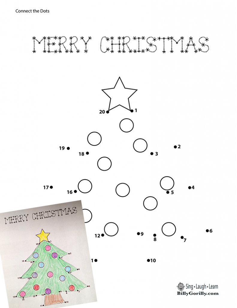 Christmas Tree Dot-to-Dot