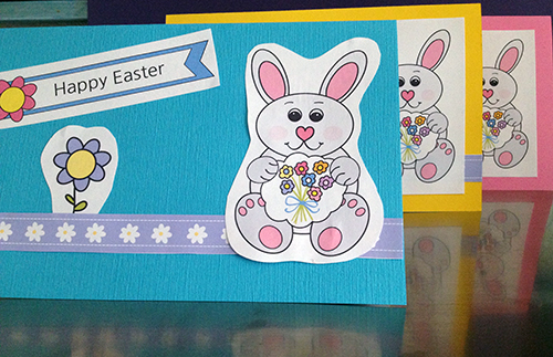 Kids DIY Popup Easter Card Craft