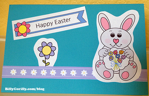 Easter Popup Card Craft for Kids to Make