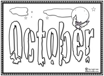 Kids Educational Music, Months Coloring Pages, Teacher Resources, Homeschool