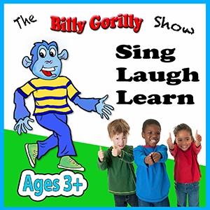 Billy Gorilly Podcast for Kids Logo
